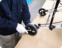 車いすの整備例